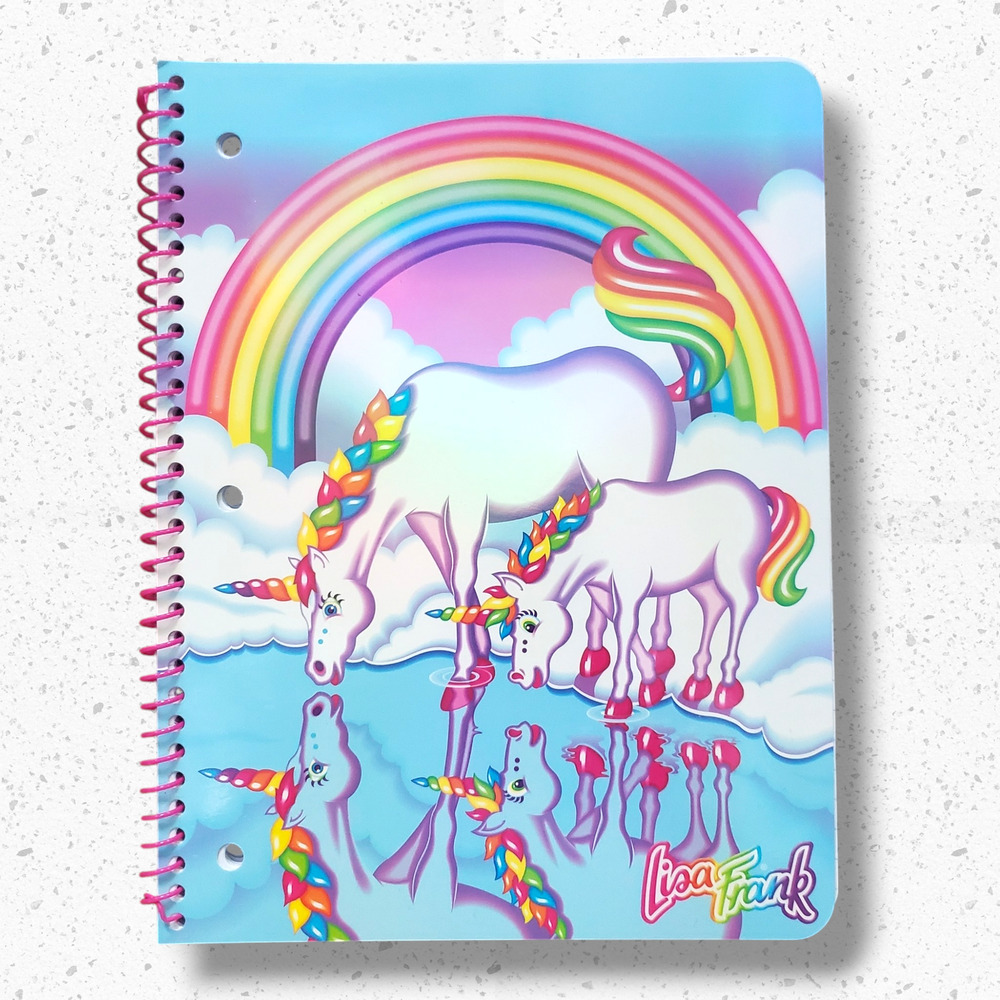 Lisa Frank Markie Unicorn 30th Birthday Spiral Notebook Target Exclusive